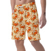 Crab Print Pattern Men's Shorts-grizzshop