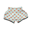 Crab Starfish Pattern Print Muay Thai Boxing Shorts-grizzshop