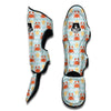 Crab Starfish Pattern Print Muay Thai Shin Guards-grizzshop