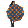 Crab Watercolor Print Pattern Umbrella-grizzshop