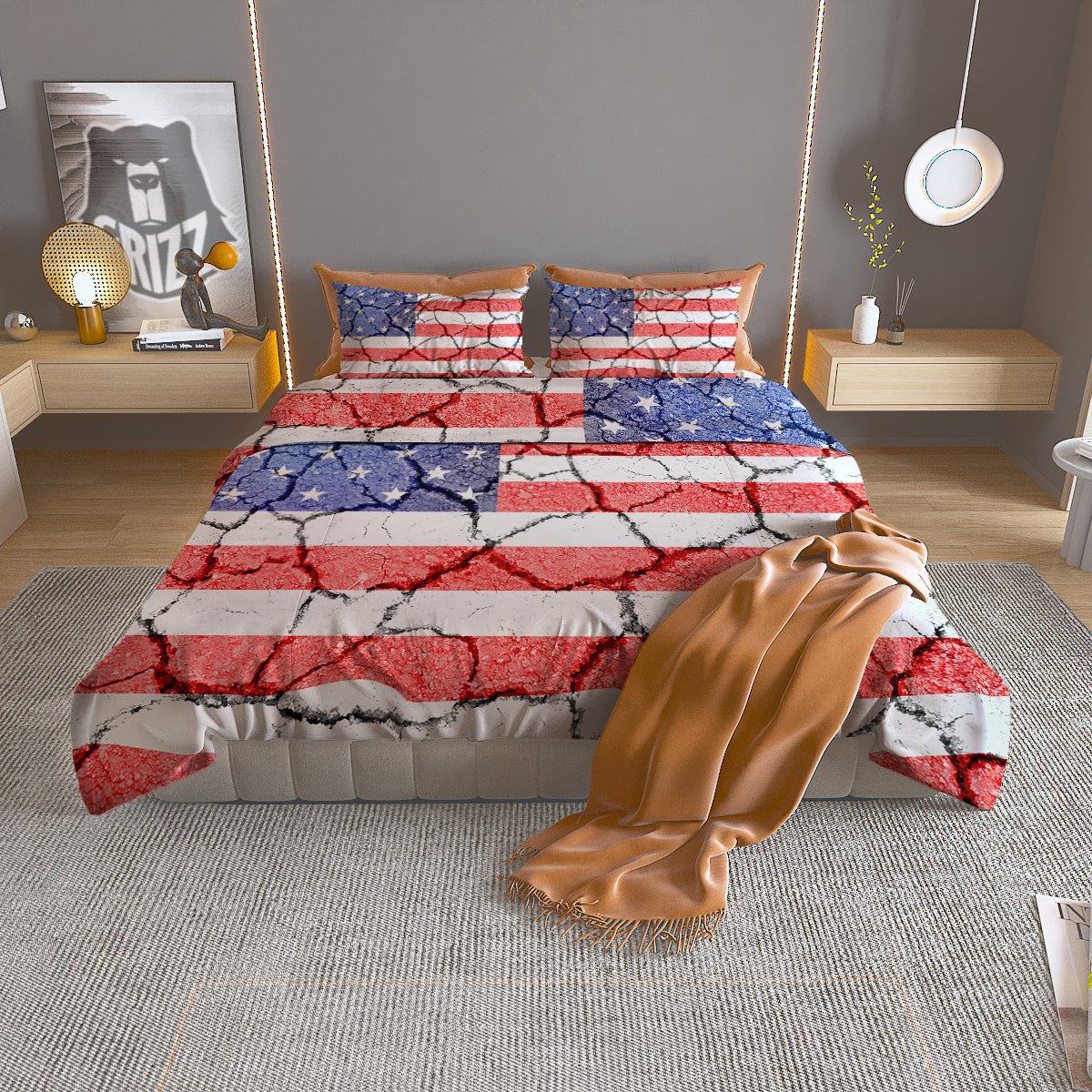 Druidic Yggdrasil Tree Print Duvet Cover Bedding Set