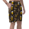 Craft Beer Print Pattern Men's Shorts-grizzshop