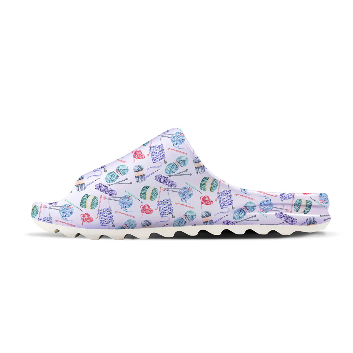 Crochet Yarn Print Pattern Sandals-grizzshop