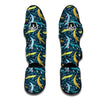 Crocodile Cartoon Pattern Print Muay Thai Shin Guards-grizzshop