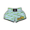 Crocodile Cartoon Print Pattern Muay Thai Boxing Shorts-grizzshop