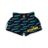 Crocodile Pattern Print Muay Thai Boxing Shorts-grizzshop