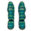 Crocodile Print Pattern Muay Thai Shin Guards-grizzshop