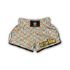 Croissant Watercolor Print Pattern Muay Thai Boxing Shorts-grizzshop