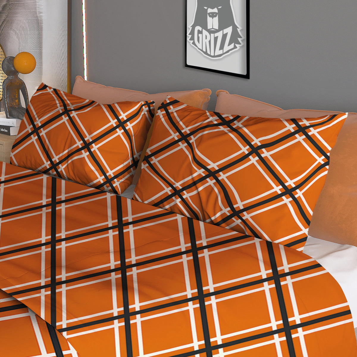 Cross Halloween Print Pattern Duvet Cover Bedding Set