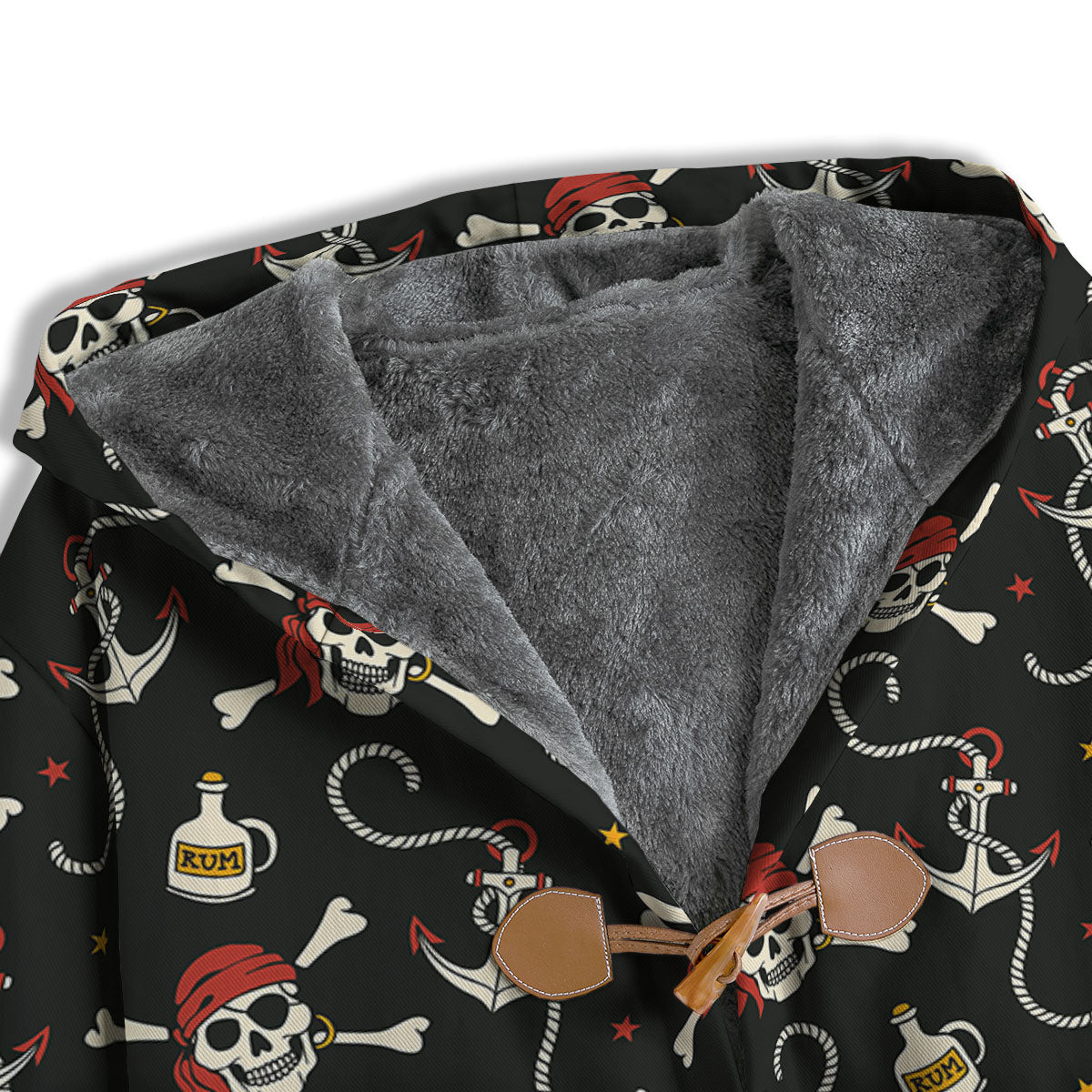 Crossbones Pirate Skull Print Pattern Men's Windbreaker Jacket-grizzshop