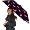 Crown And Poodle Print Pattern Umbrella-grizzshop