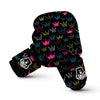 Crown Colorful Print Pattern Boxing Gloves-grizzshop