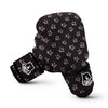 Crown Doodle Black Print Pattern Boxing Gloves-grizzshop