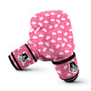 Crown Princess White And Pink Print Pattern Boxing Gloves-grizzshop