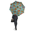 Crown Vintage Print Pattern Umbrella-grizzshop