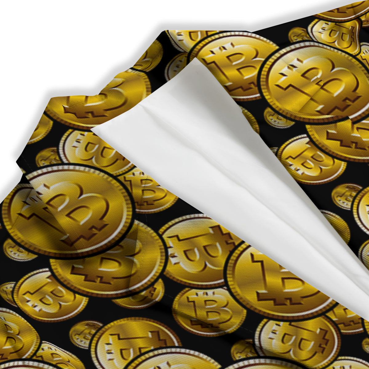 Crypto Bitcoin Print Pattern Women's Blazer-grizzshop