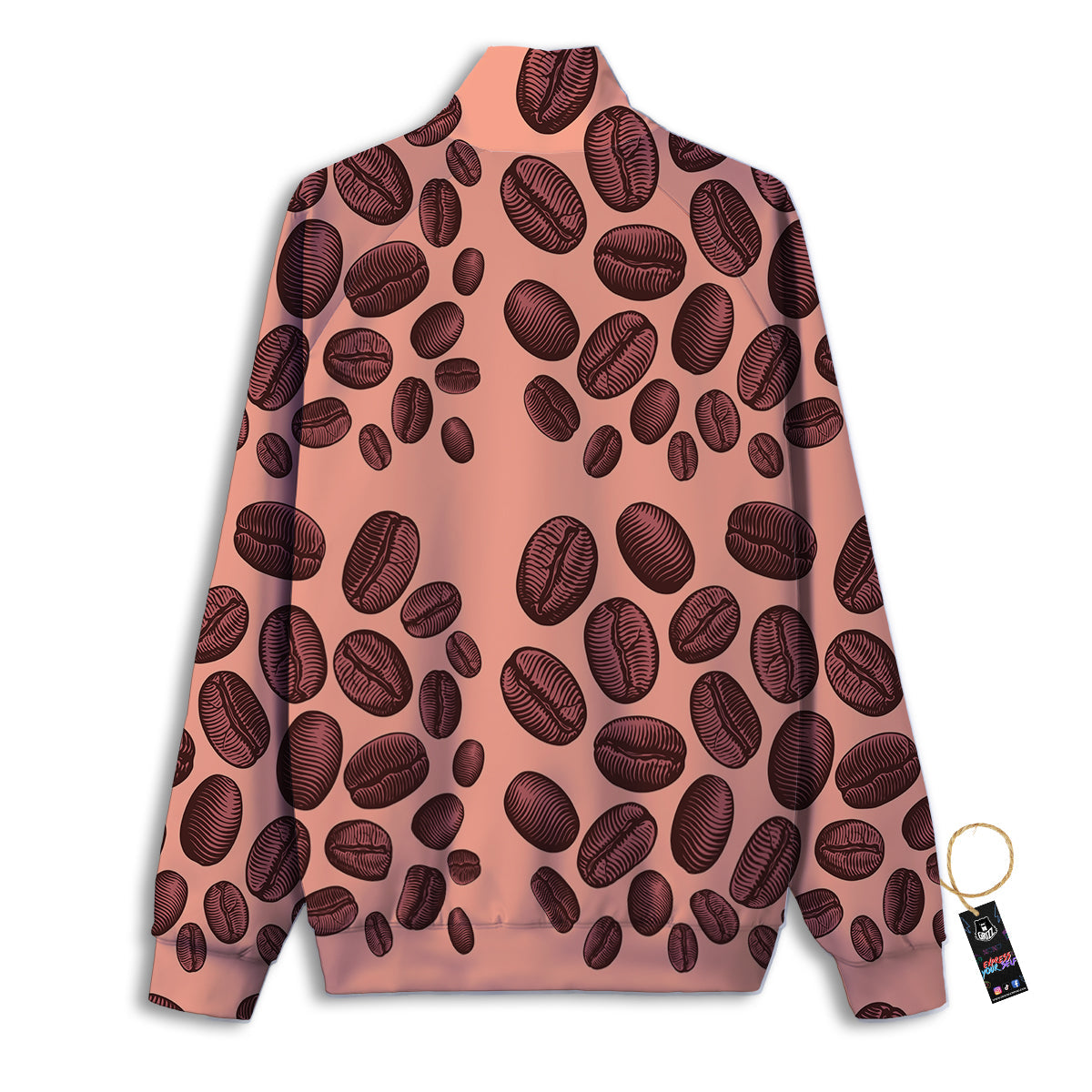Cubes Rainbow Print Pattern Track Jacket-grizzshop