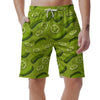 Cucumber Pickle Pattern Print Men's Shorts-grizzshop