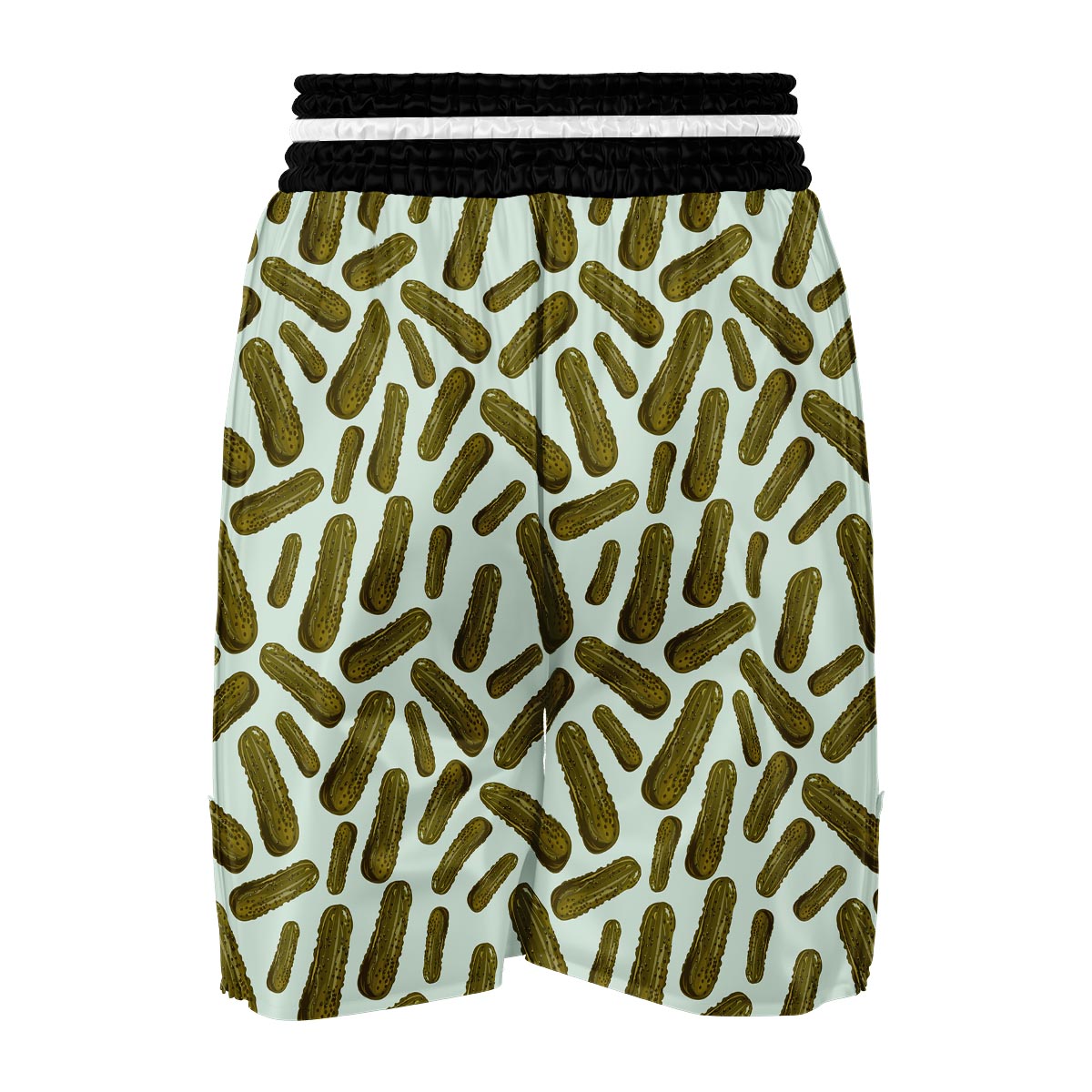 Cucumber Pickle Print Pattern Boxing Shorts-grizzshop
