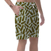 Cucumber Pickle Print Pattern Men's Shorts-grizzshop