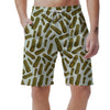 Cucumber Pickle Print Pattern Men's Shorts-grizzshop