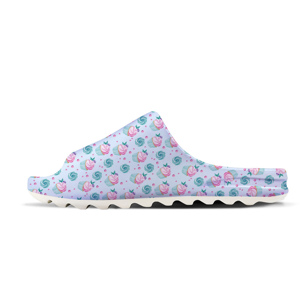 Cupcake Cartoon Print Pattern Sandals-grizzshop