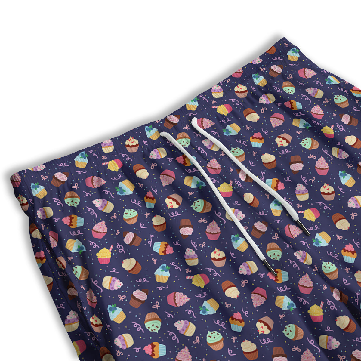 Chrysanthemums And Japanese Cranes Print Men's Athletic Shorts
