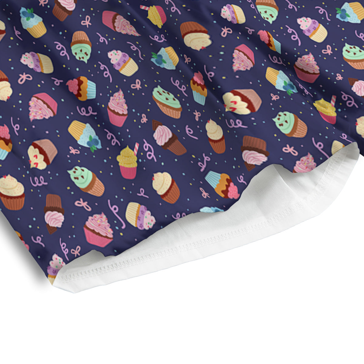 Chrysanthemums And Japanese Cranes Print Men's Athletic Shorts