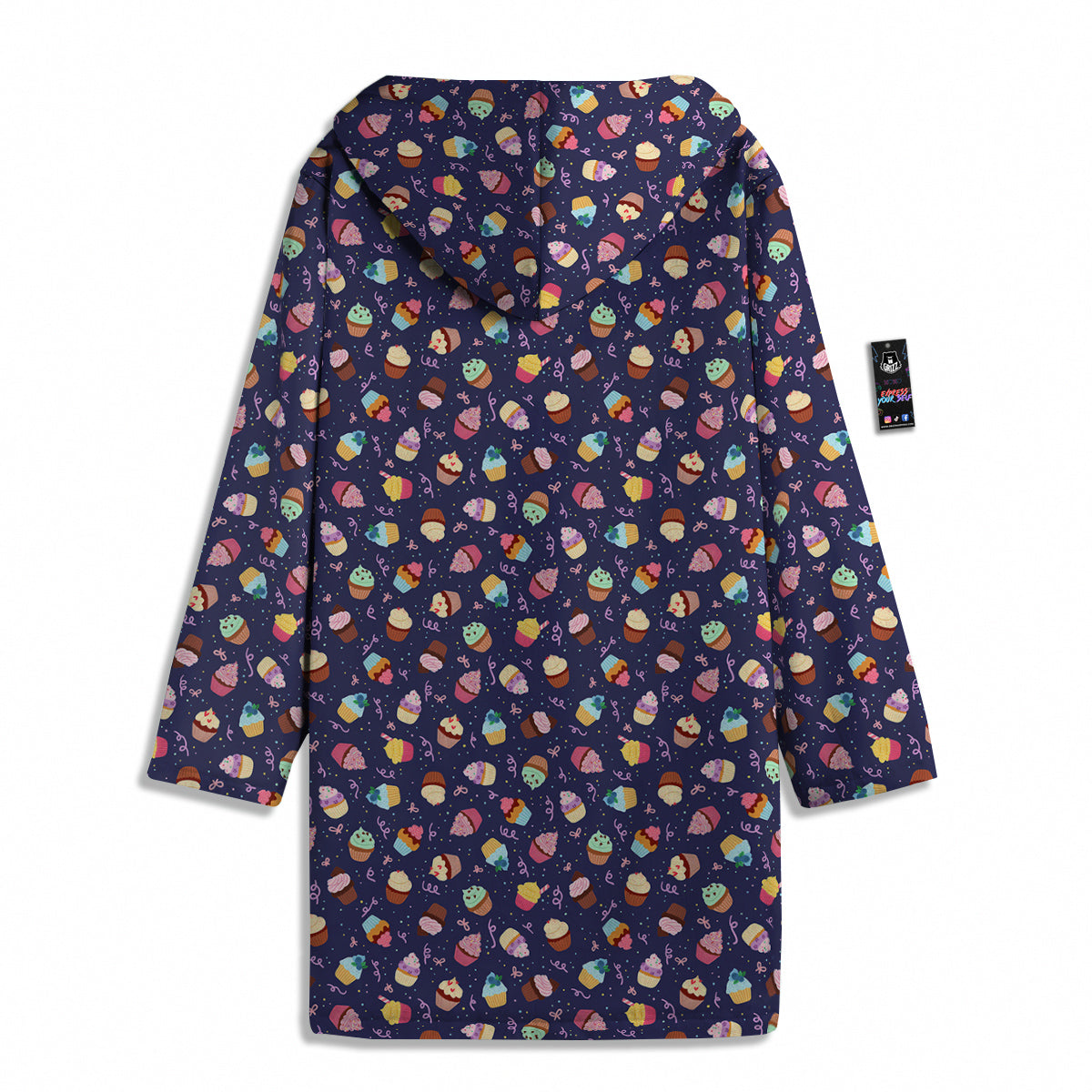 Cupcake Cute Print Pattern Men's Windbreaker Jacket-grizzshop
