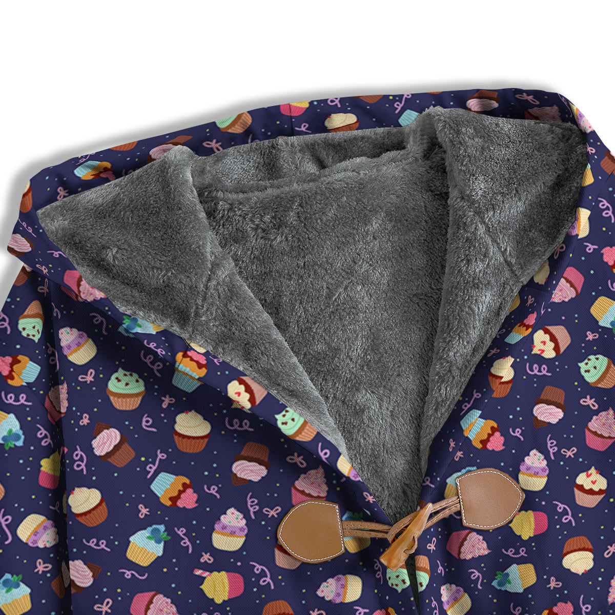 Cupcake Cute Print Pattern Men's Windbreaker Jacket-grizzshop