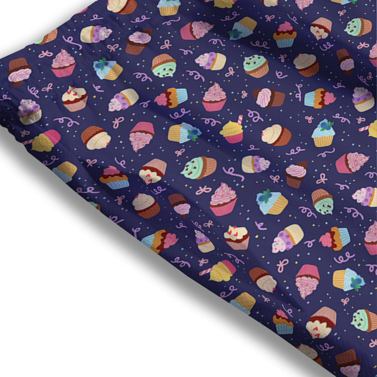 Cupcake Cute Print Pattern Mesh Shorts