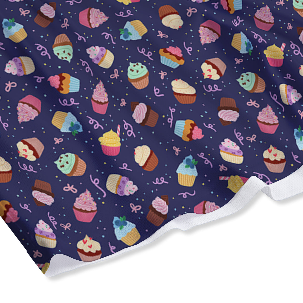 Cupcake Cute Print Pattern Mesh Shorts