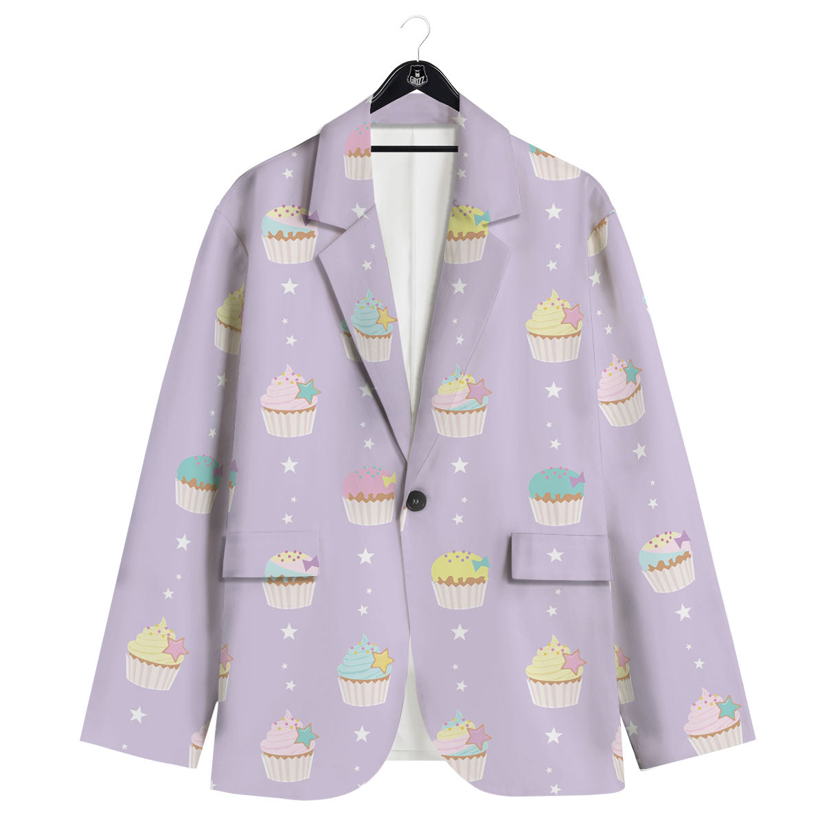 Cupcake Pastel Print Pattern Men's Sport Coat-grizzshop