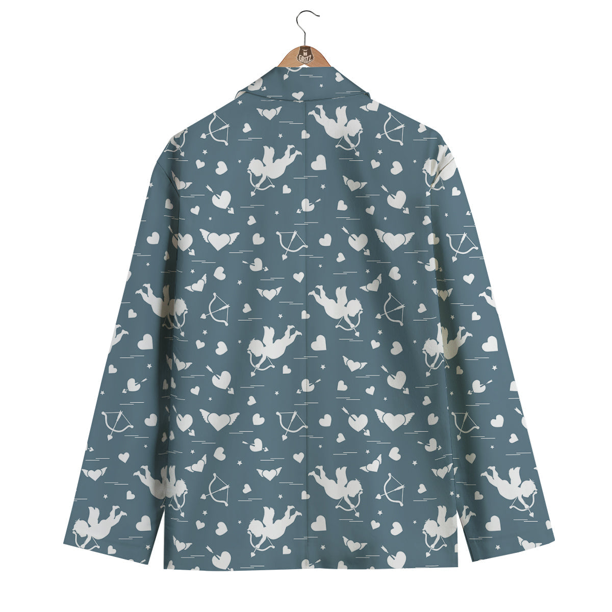 Cupid Print Pattern Men's Blazer-grizzshop
