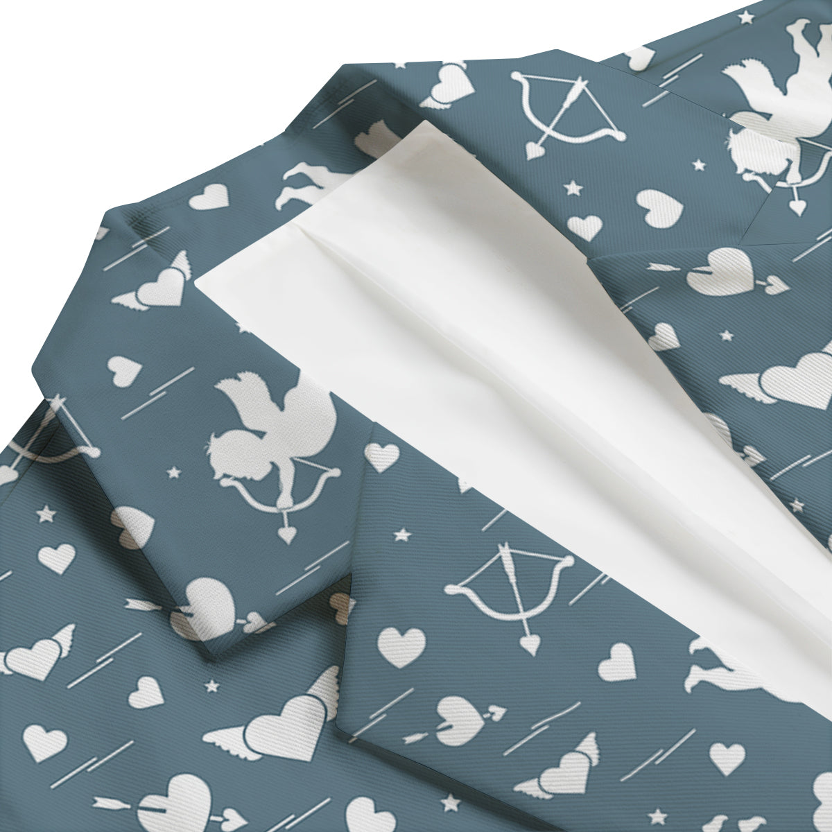 Cupid Print Pattern Men's Blazer-grizzshop
