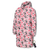 Cupid Valentine Cute Panda Print Pattern Long Down Jacket-grizzshop