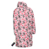 Cupid Valentine Cute Panda Print Pattern Long Down Jacket-grizzshop