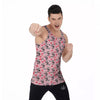 Cupid Valentine Cute Panda Print Pattern Men's Tank Top-grizzshop