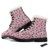 Cupid Valentine Cute Panda Print Pattern Winter Boots-grizzshop