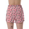 Cupid Valentine Cute Panda Print Pattern Women's Shorts-grizzshop