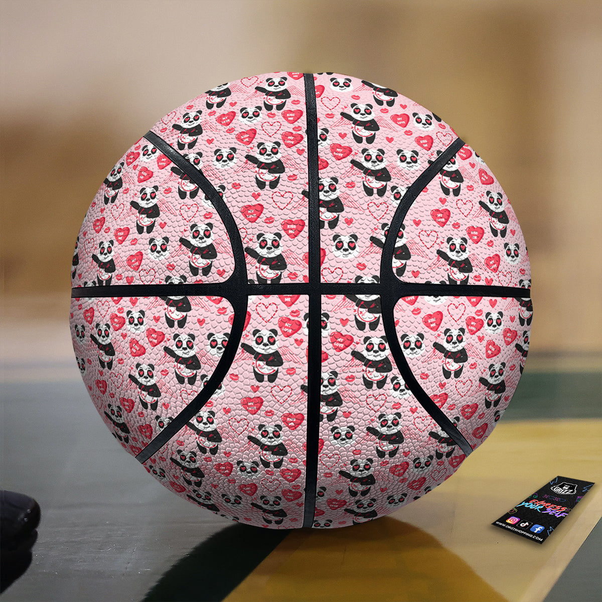 Chrysanthemums And Japanese Koi Print Basketball