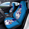 Cute Astronaut Eating Pizza Print Car Seat Covers-grizzshop