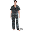 Cute Bear Black Print Pattern Women's Pajamas Set – Grizzshopping