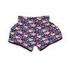 Cute Beaver Print Pattern Muay Thai Boxing Shorts-grizzshop