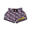 Cute Beaver Print Pattern Muay Thai Boxing Shorts-grizzshop