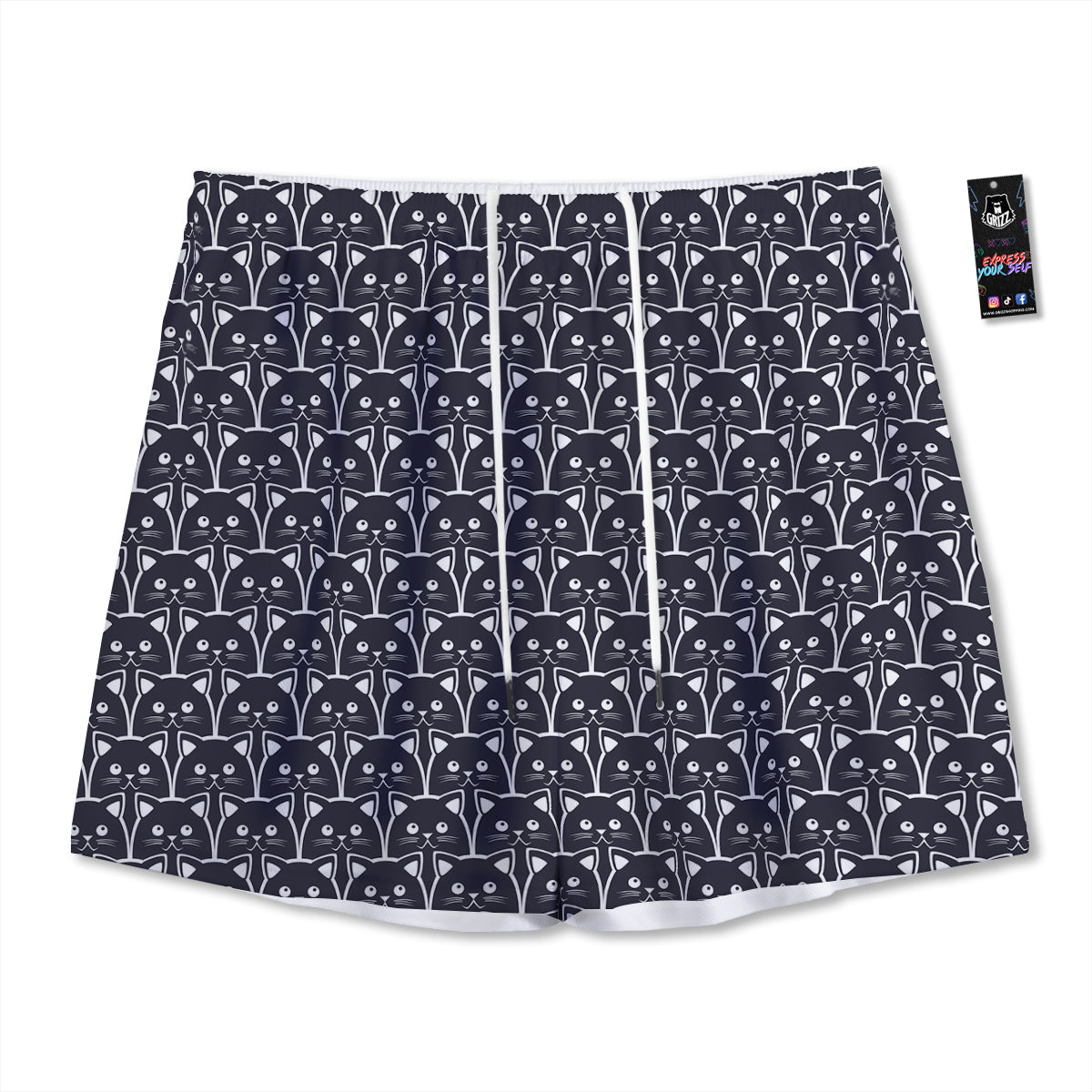 Eye Of Providence Galaxy Print Mesh Shorts