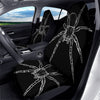 Cute Black White Spider Cartoon Print Car Seat Covers-grizzshop