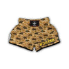 Cute Boar Print Pattern Muay Thai Boxing Shorts-grizzshop