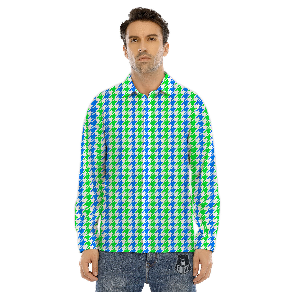 Cute Camping Equipment Print Pattern Men's Dress Shirts-grizzshop