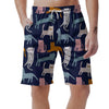 Cute Cat Style Print Men's Shorts-grizzshop